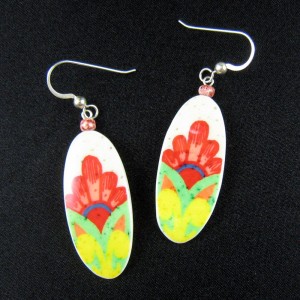 mexican folk art earrings