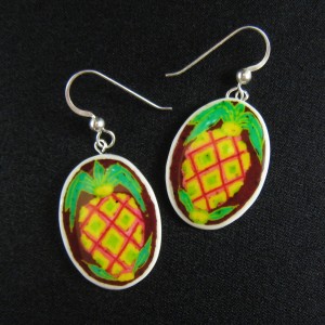 pineapple earrings