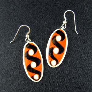 trypillian spiral earrings