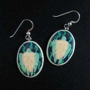 sea turtle earrings