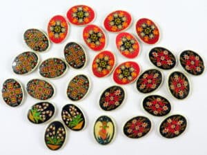 pysanky pieces